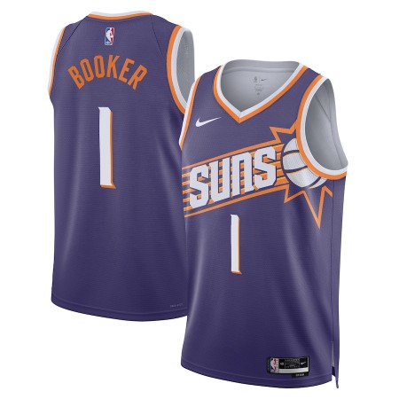 Dres Phoenix Suns Devin Booker Nike 2023-24 Icon Edition Ljubičasta Swingman
